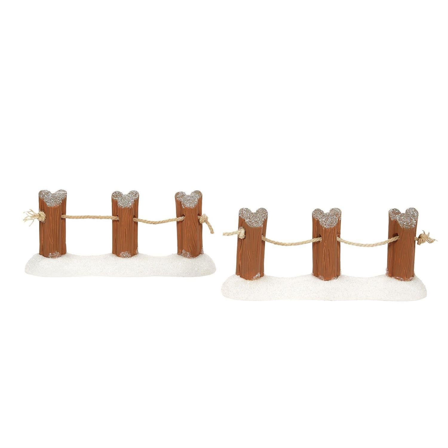 Department 56 Disney Snow Village Accessory Wharf Fencing 2 6015590