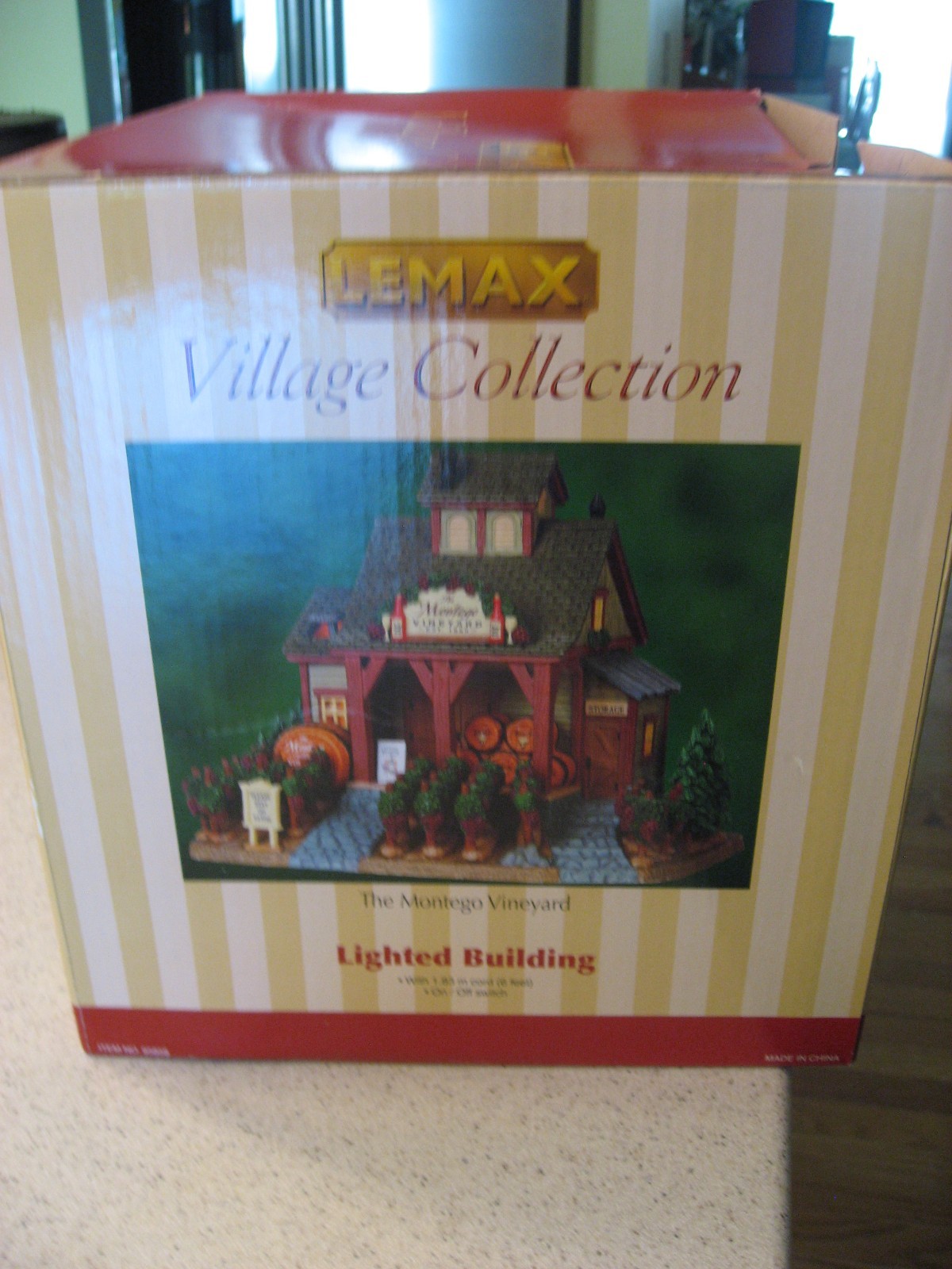 Lemax Harvest Crossing The Montego Vinyard Lighted Ceramic Building 95858