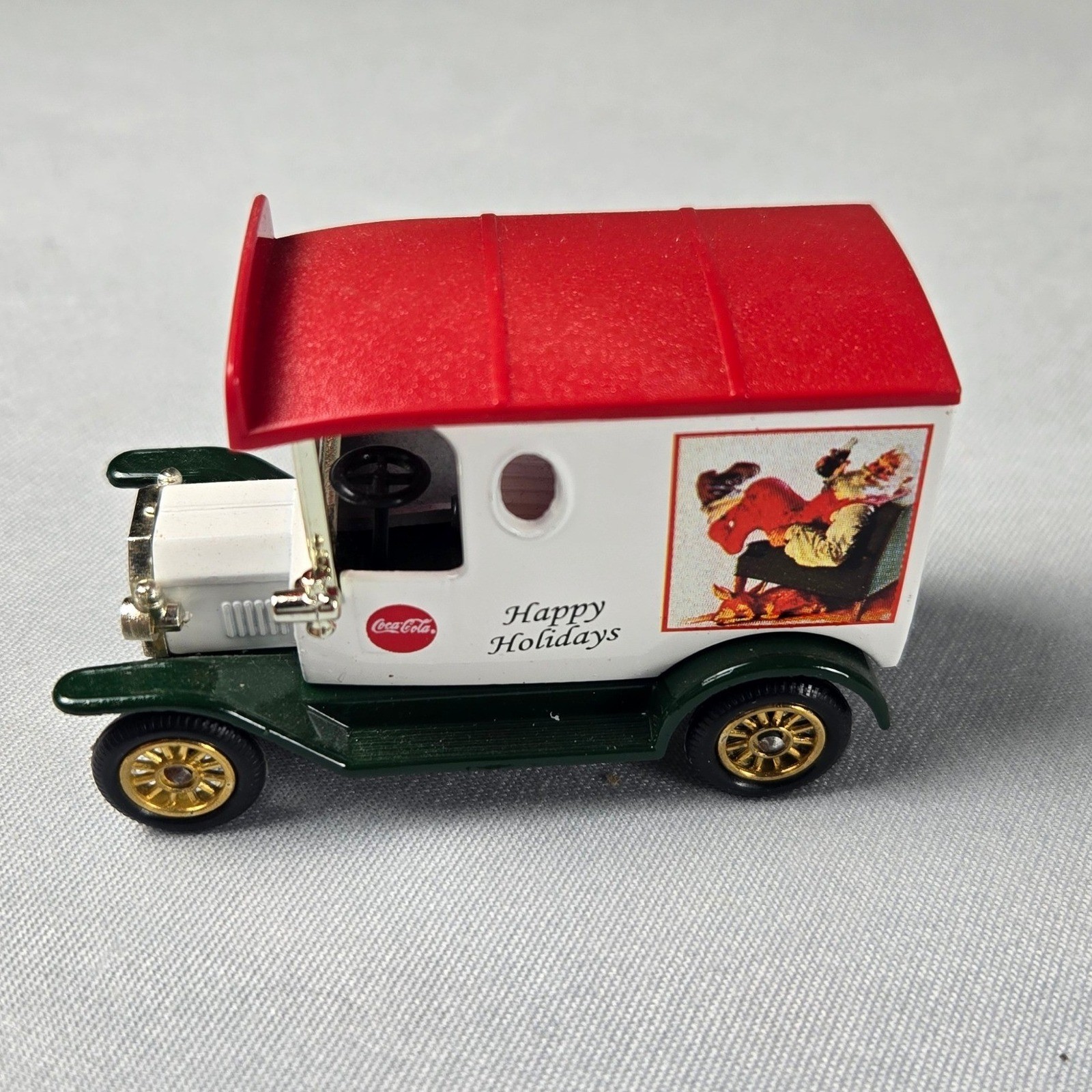 Vintage Coca-Cola Town Square Collection Christmas Village Accessories Lot 9 Pc