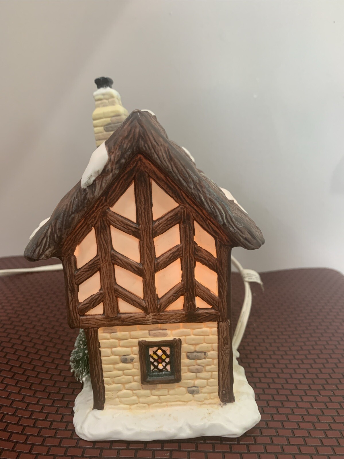 The Village Barber House Light Building Christmas Valley Seasonal Specialties