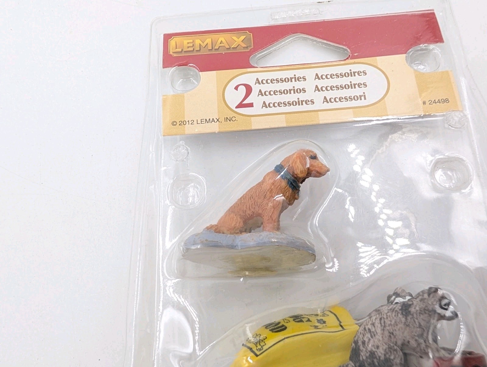 Lemax Village Collection Accessories Thievery Set of 2 Dog Raccoons 24498 260127