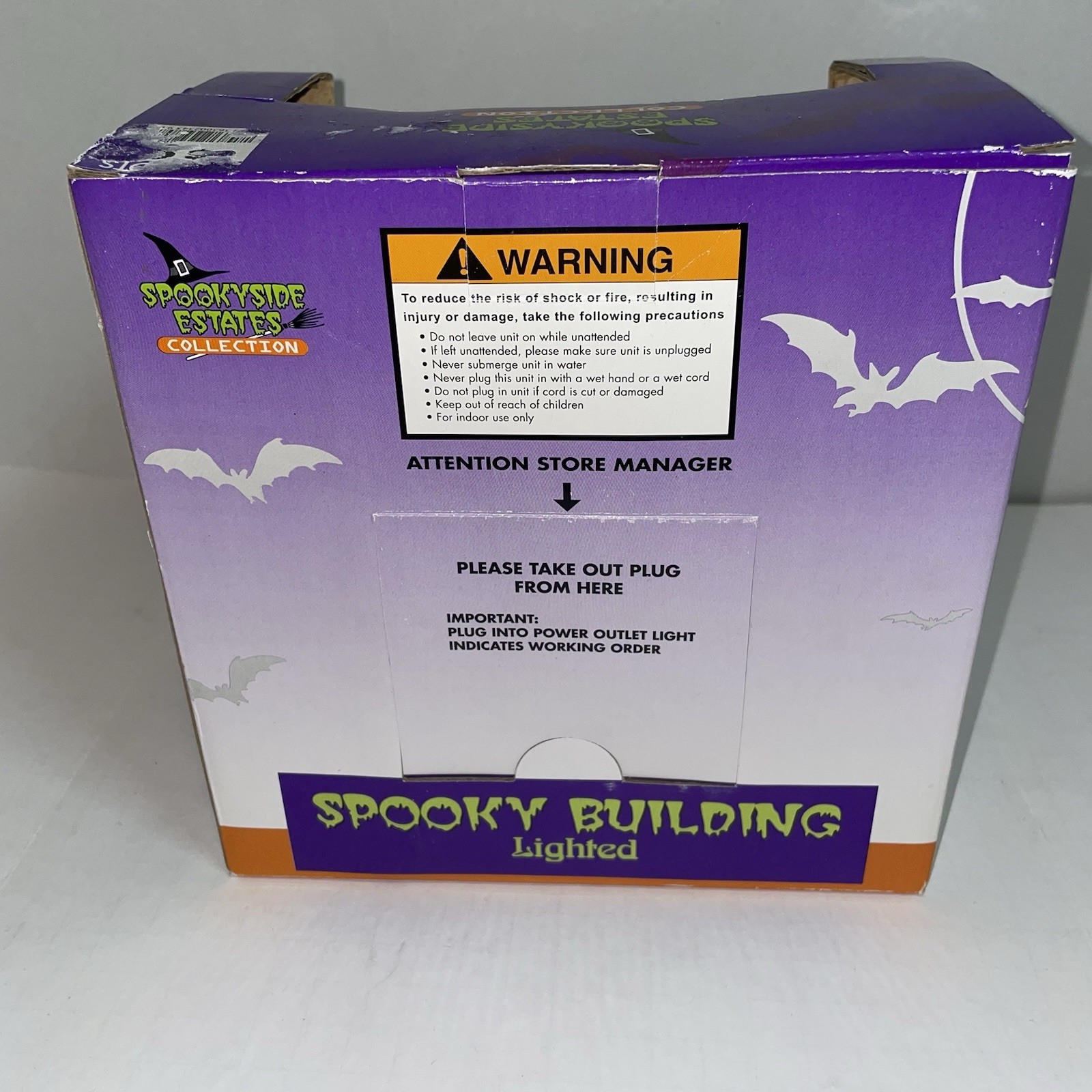 SPOOKY BUILDING LIGHTED Grand Theater Halloween Spookyside Estates Collection