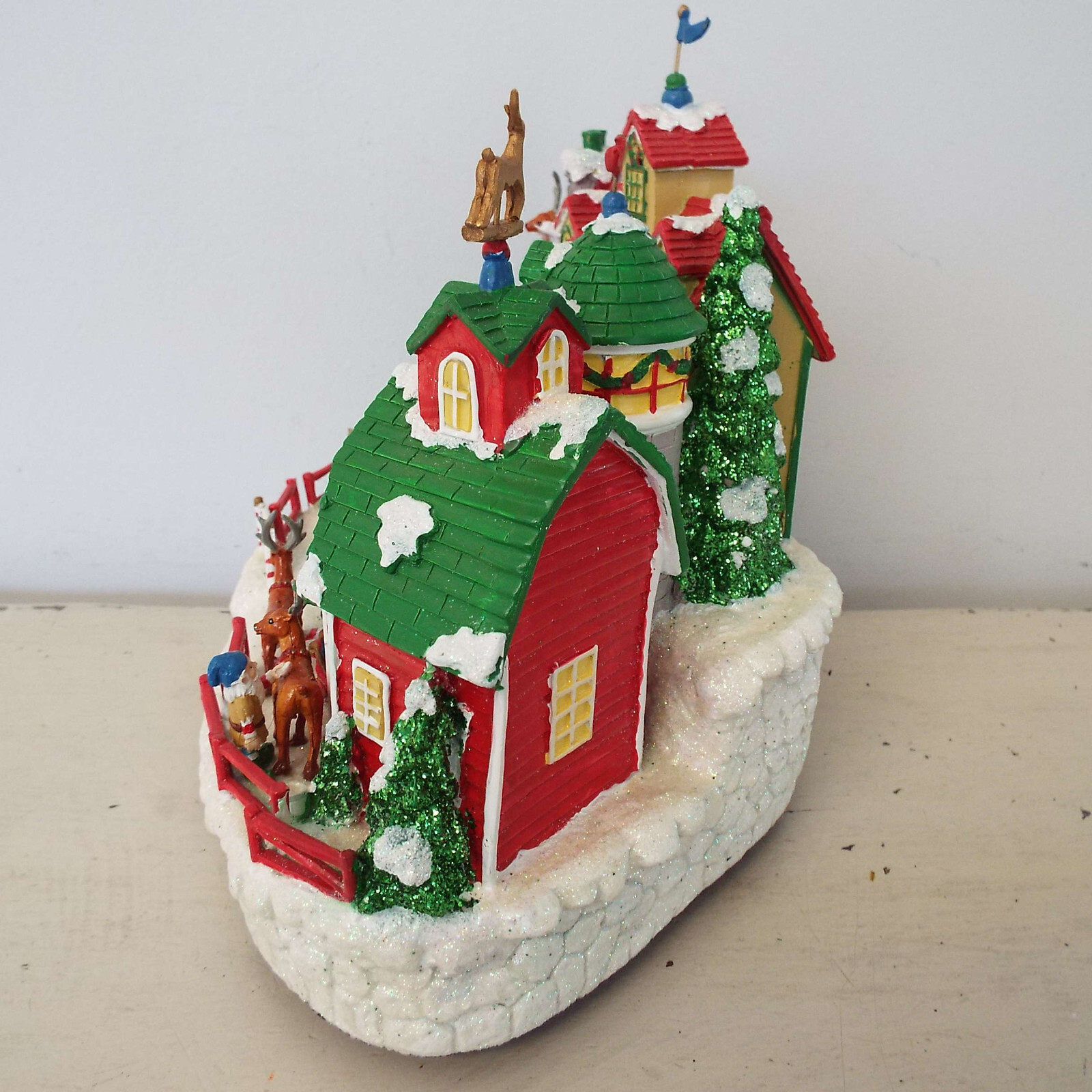 Cracker Barrel Animated Musical Reindeer Lodge Christmas NO MUSIC or ADAPTER