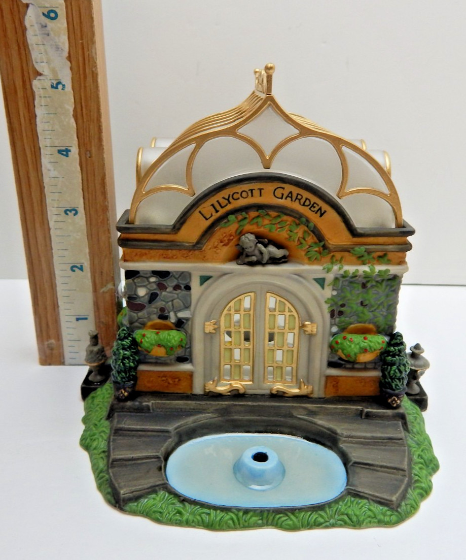 Dept 56 Dickens Village Lilycott Garden Conservatory #58447 w/Bx Missing Flower