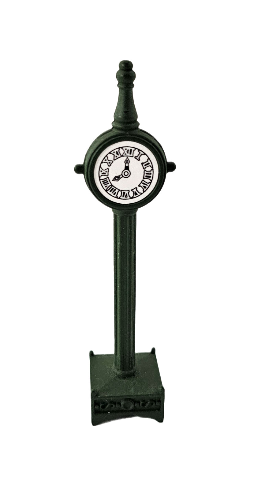 DEPT 56 City Clock Tower Heritage Snow Village Accessory Metal Retired 3 1/2″