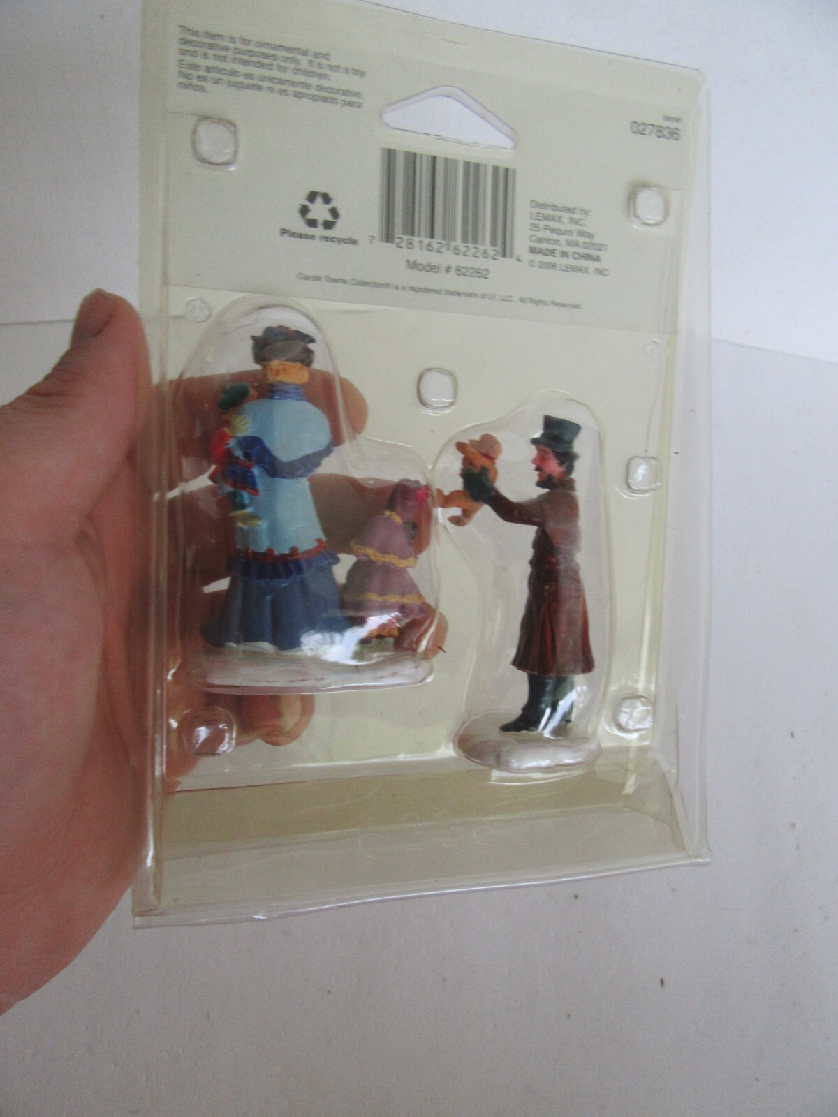Lemax Carole Towne Christmas Village Figures, Woodland Animals, Teddy Bear (NIB)