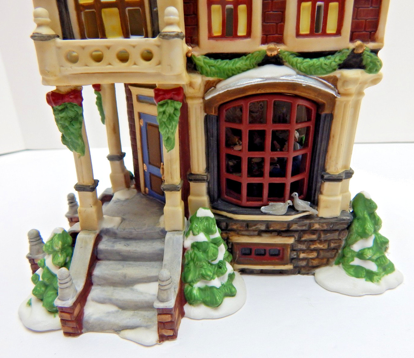 Dept 56 H Dickens Village Series Chancery Corner #58352 Missing Snow/Walkway