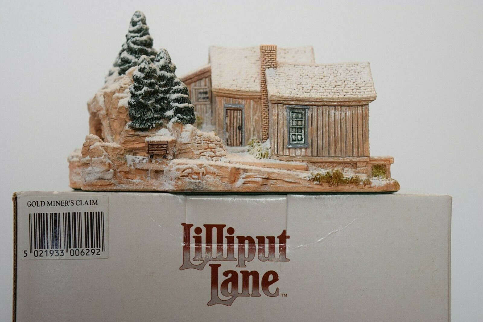 Lilliput Lane Snowed Collection Gold Miner’s Claim. Mint in original box