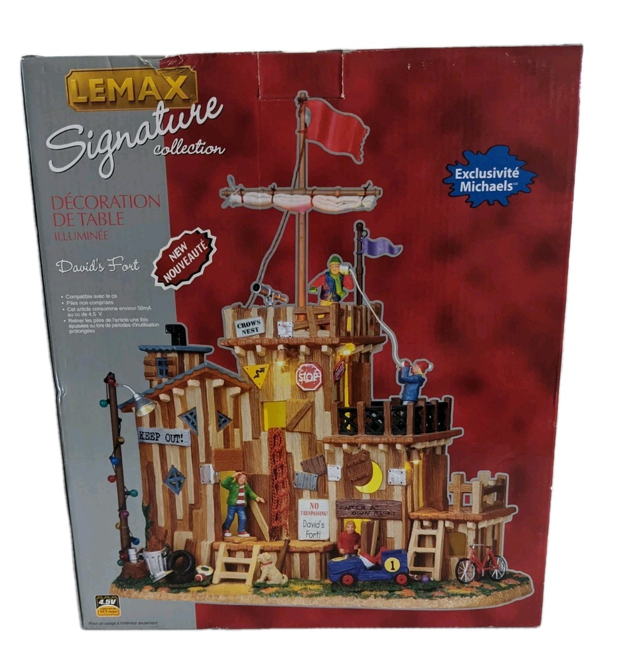 2010 LEMAX Signature Collection Christmas Holiday Village David’s Fort #04218