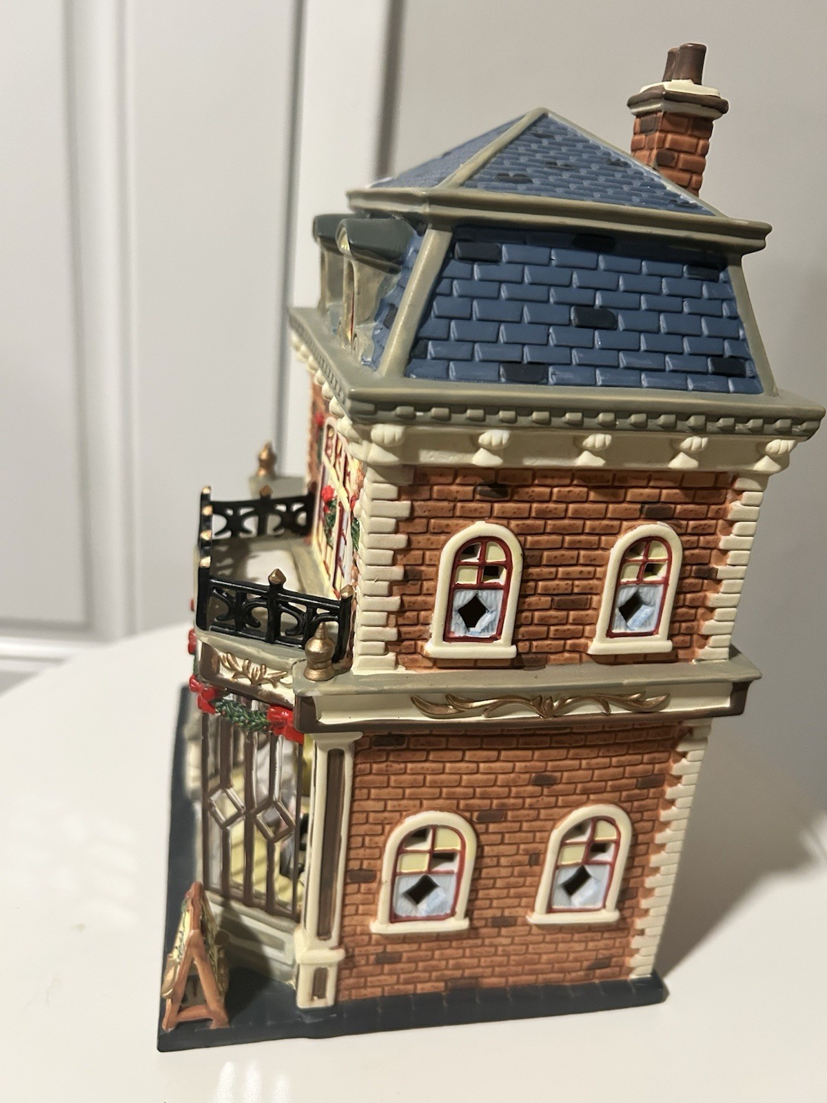 Ceramic Painted Christmas Village House Traditional Decor for Any Room