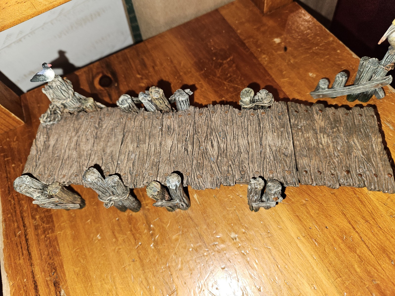 Department 56 – Village Accessories, Wooden Pier, #52766, 2 Pieces, 1998