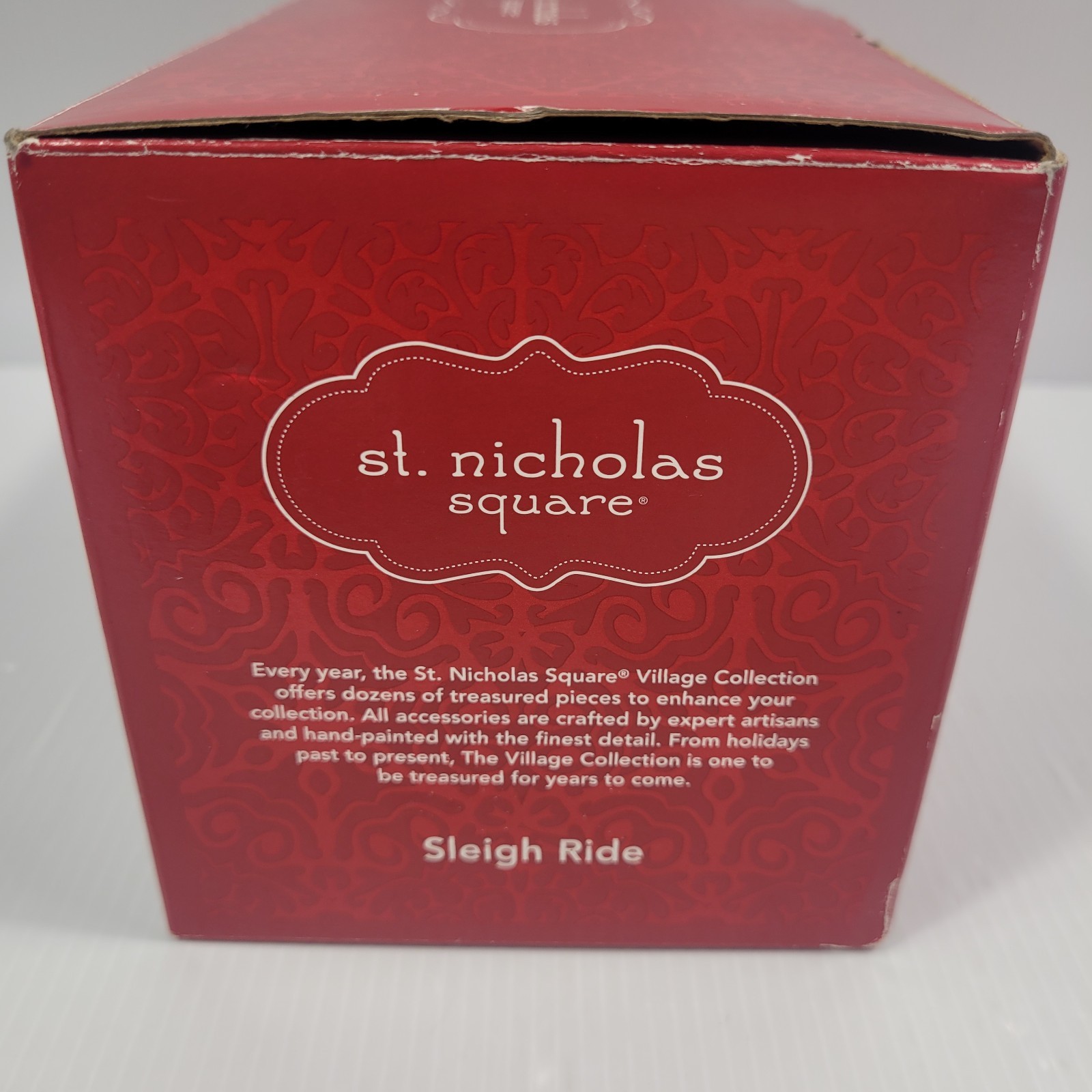 St Nicholas Square Sleigh Ride | Christmas Village Accessory | Original Box