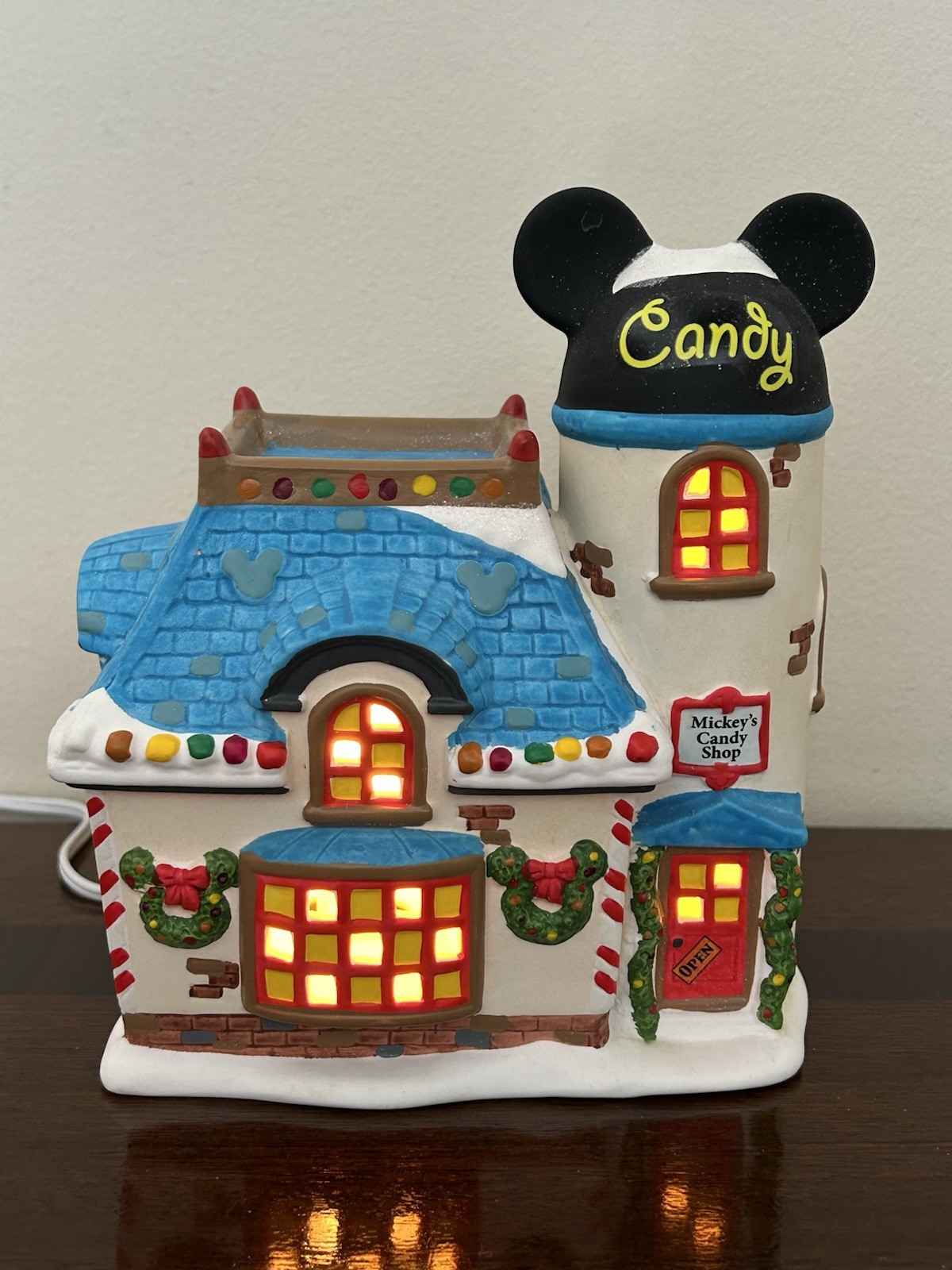 Department 56 Disney Mickey Mouse Candy Shop Christmas Village 2015
