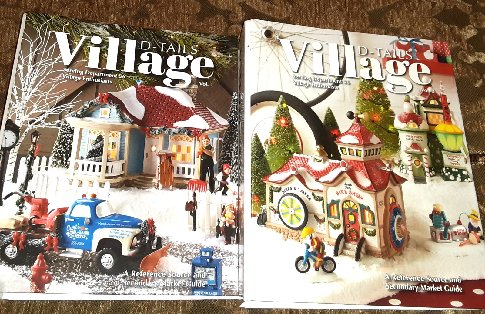 Dept 56 Village D-Tails 4th Edition Volumes 1 2 Binders Reference Source Details