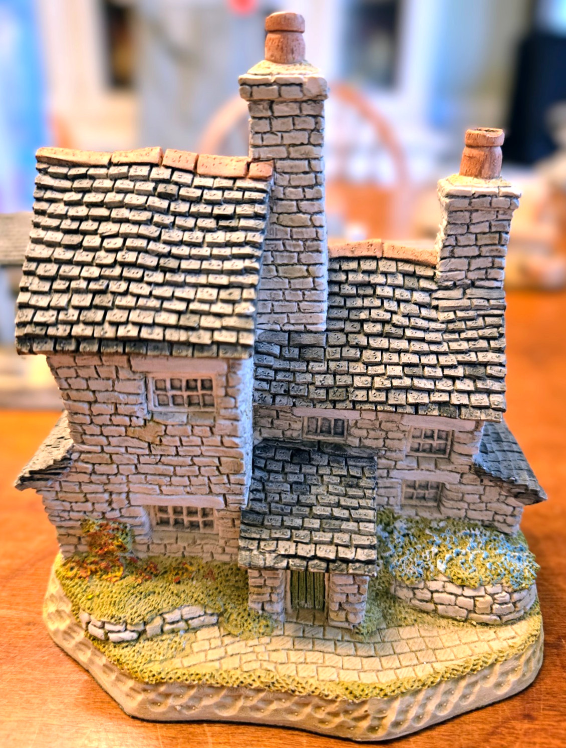 David Winter No Box Handmade Hand Painted Stonecutter Cottage ’89 John Hine LTD
