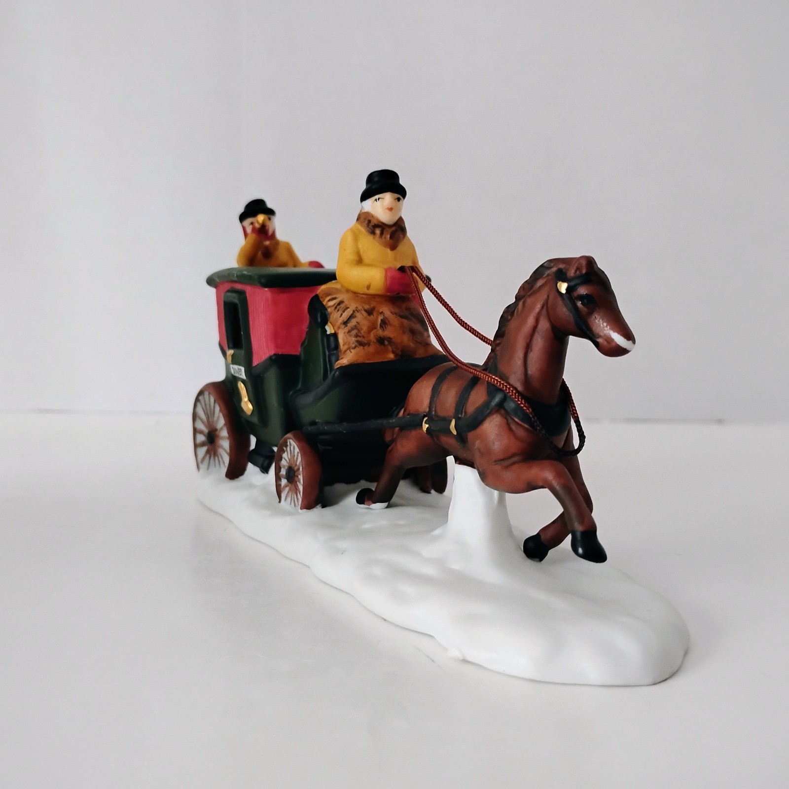 Dept. 56 Dickens Dover Coach 1987 Horse Drawn Carriage #6590-0
