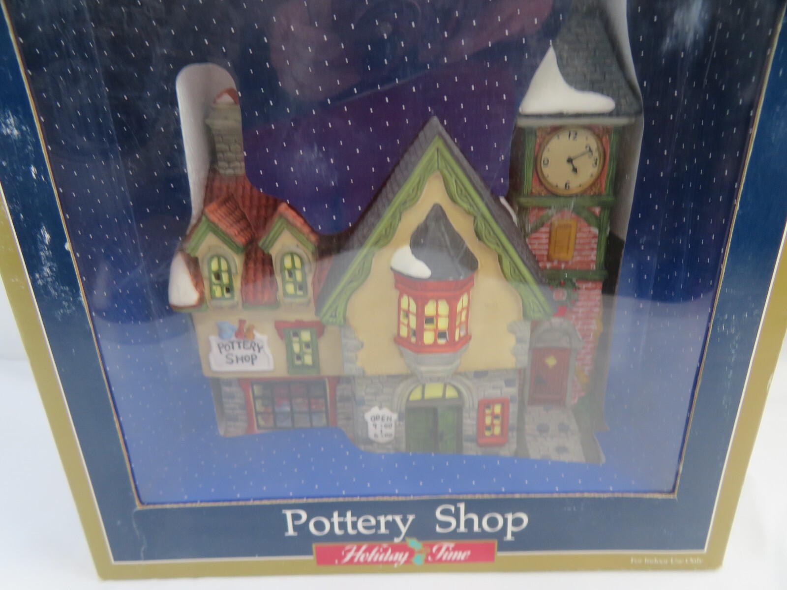 Holiday Time Village Collectables Pottery Shop NOS