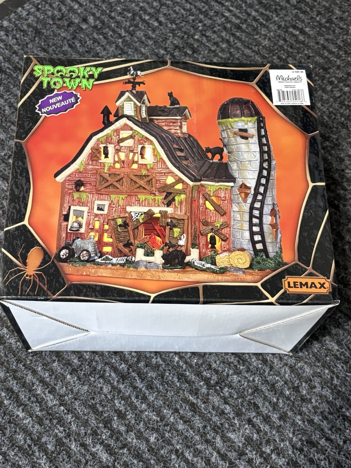 Lemax Halloween Village Spooky Town Dilapidated Barn # 55916