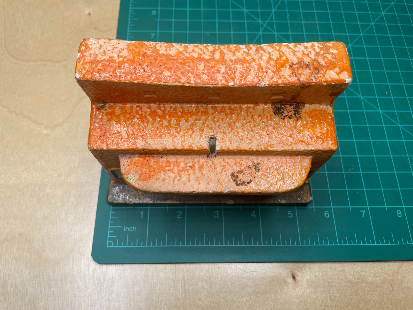Vintage Paper Mache / Plaster Compo Putz Lightable Building