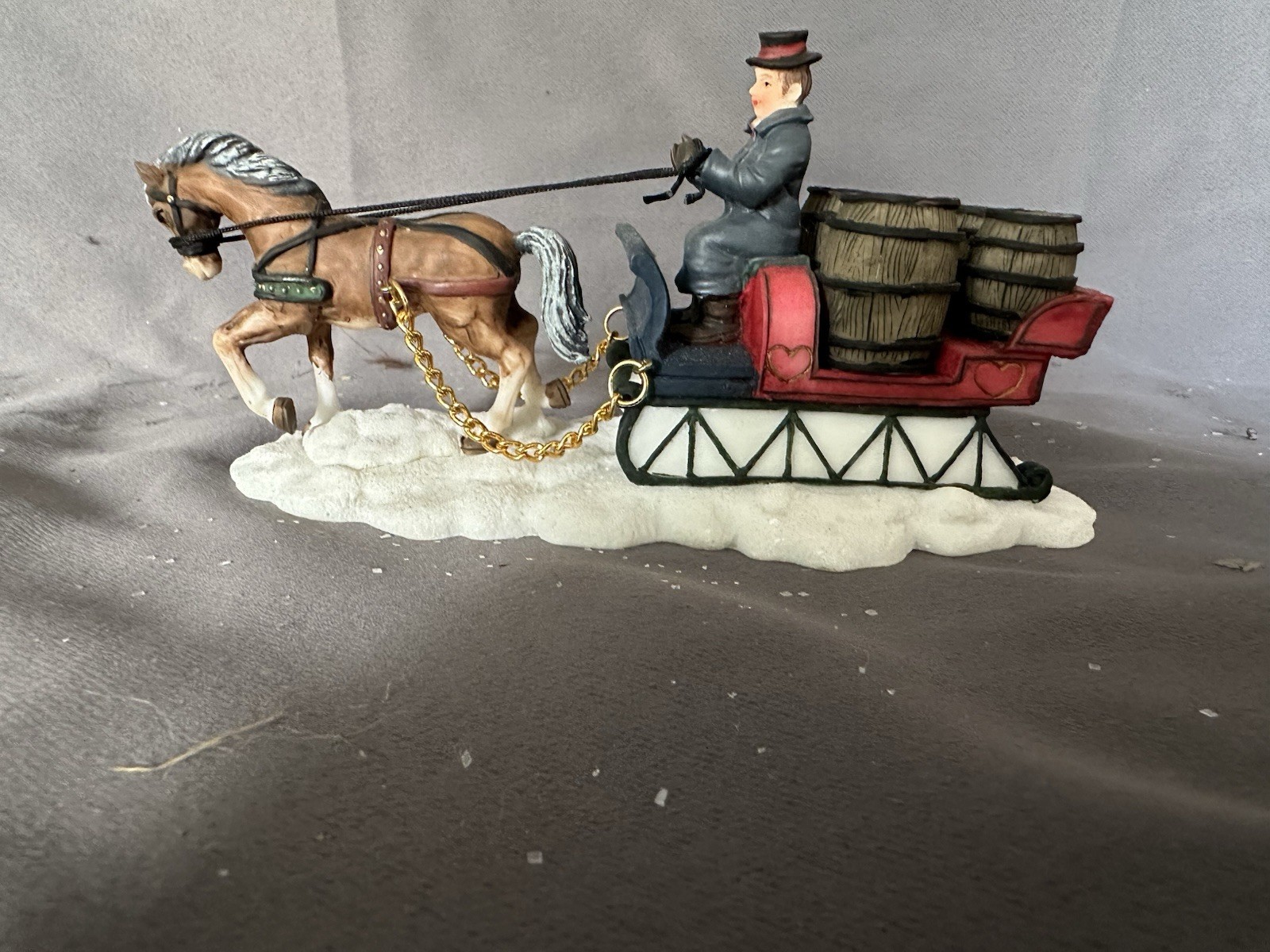 Vintage Holiday Time Village Collectibles Carriage Accessory O’Well Company