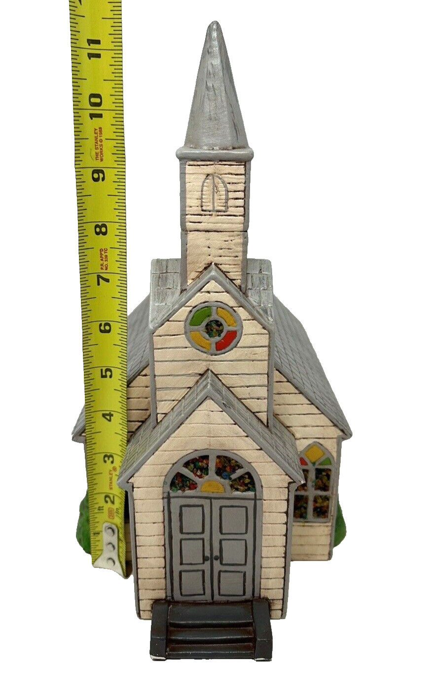 1975 Vintage Duncan Enterprises Ceramic Church Christmas Village RARE HTF