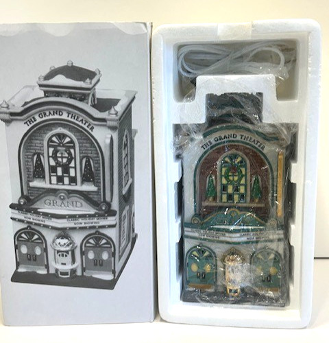 DEPT 56 “THE GRAND MOVIE THEATRE” 58870 Christmas In The City **New In Box**