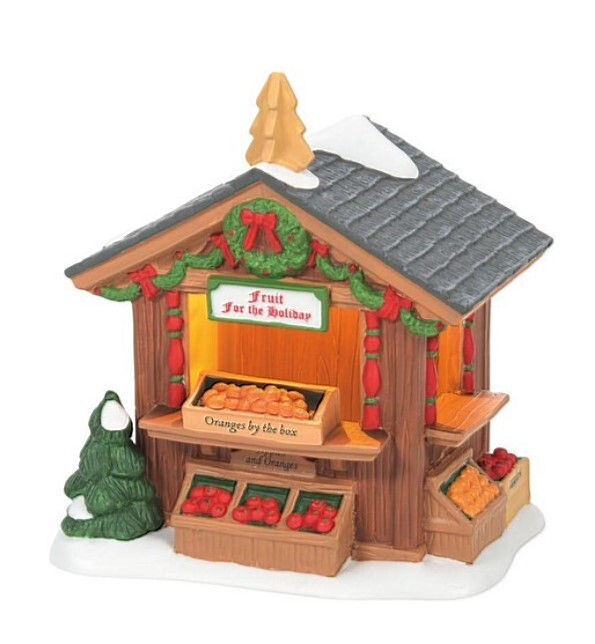 Dept 56 Dickens Market Fruit Stand lighted #6009735 BRAND NEW Free Shipping