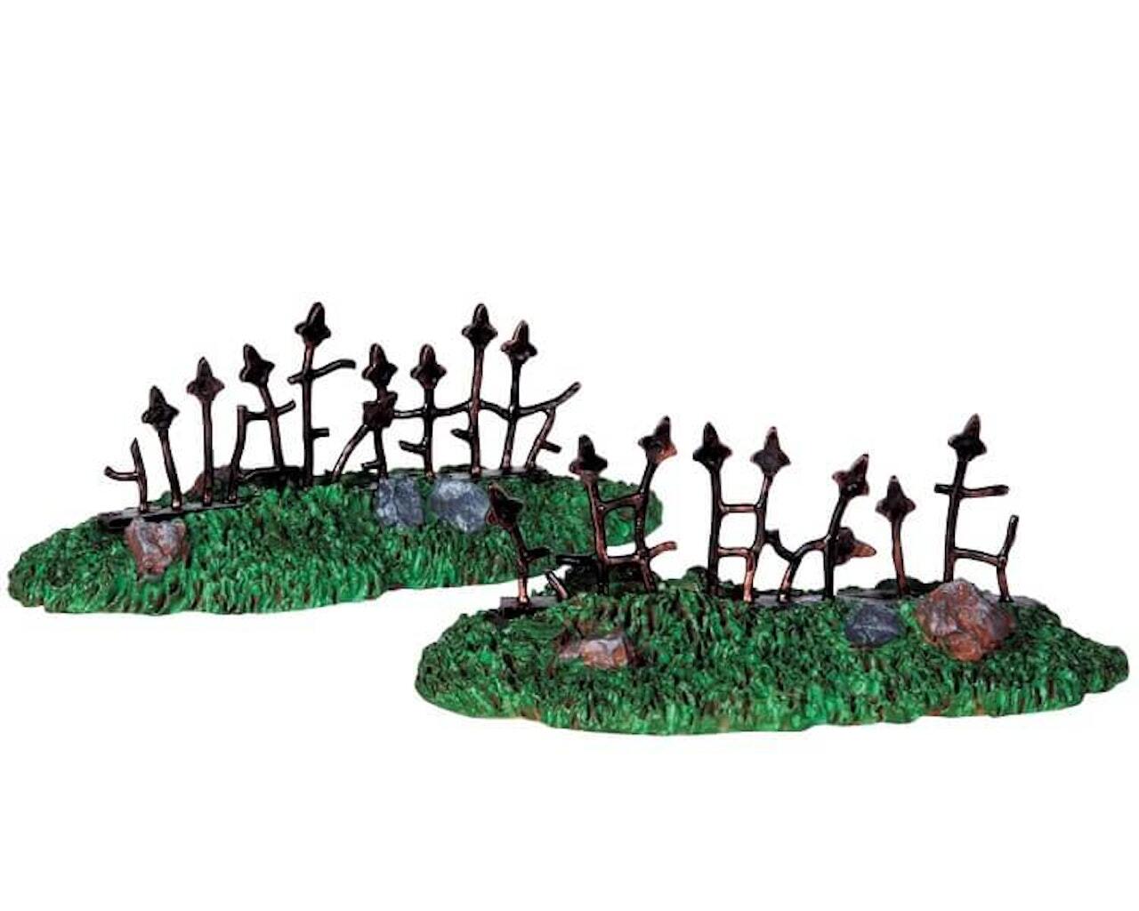 Lemax Spooky Town Rusty Old Fence Accessory Halloween Décor Rare Retired 2013