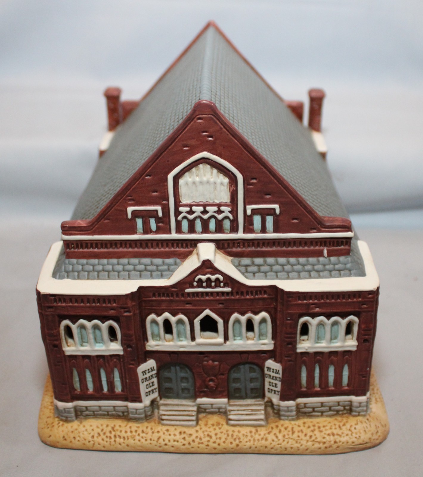 Vtg 1990 Lefton Ryman Auditorium Colonial Christmas Village Grand Ole Opry + Box