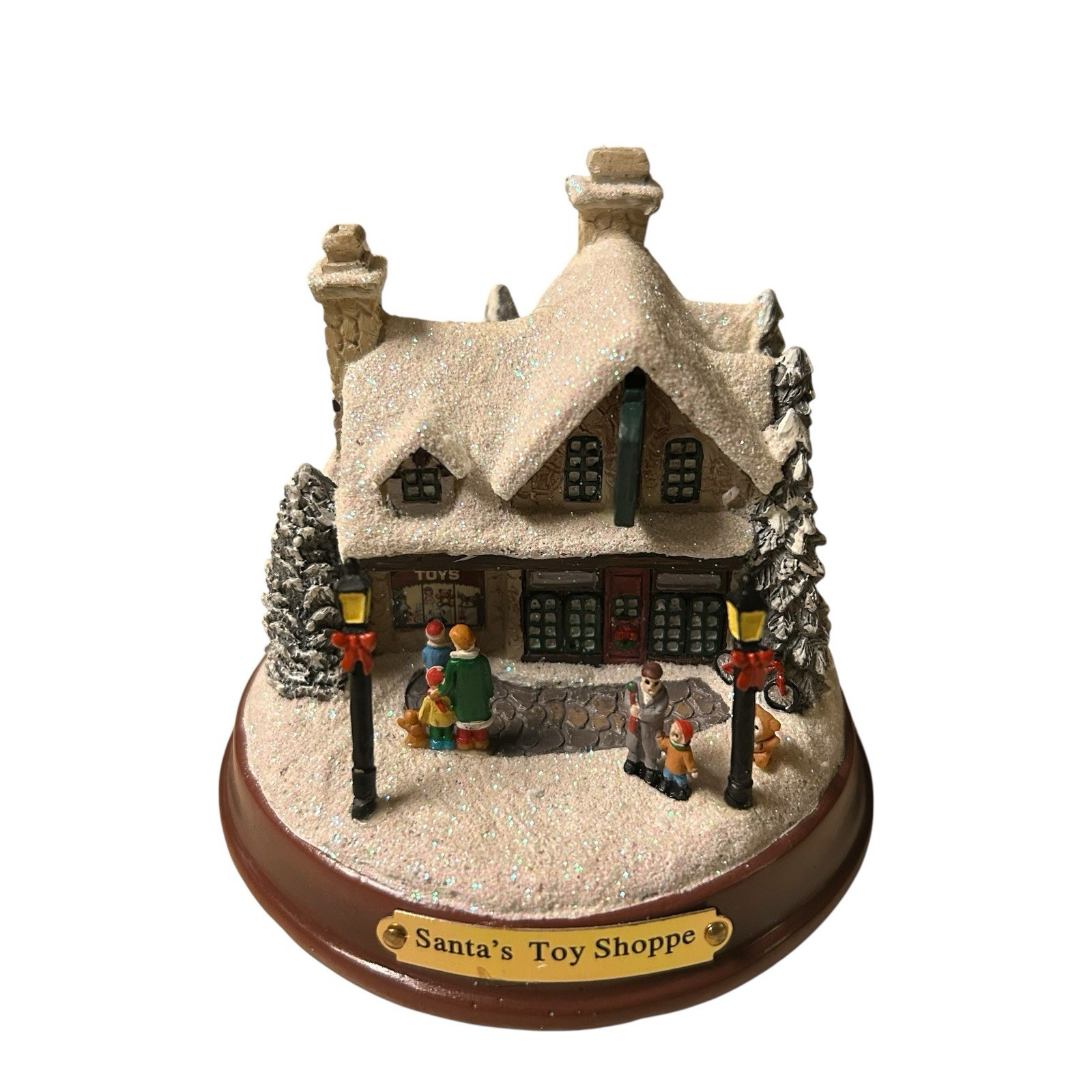 Thomas Kinkade Season of Enchantment SANTAS TOY SHOPPE Hawthorne Village DECOR