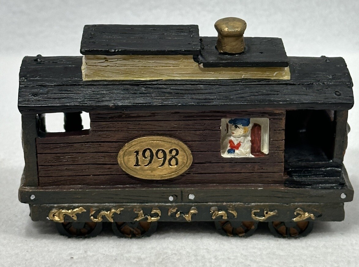 Vintage JC Penney TRAIN – CABOOSE 1998 Week 47 Home Town Express Resin