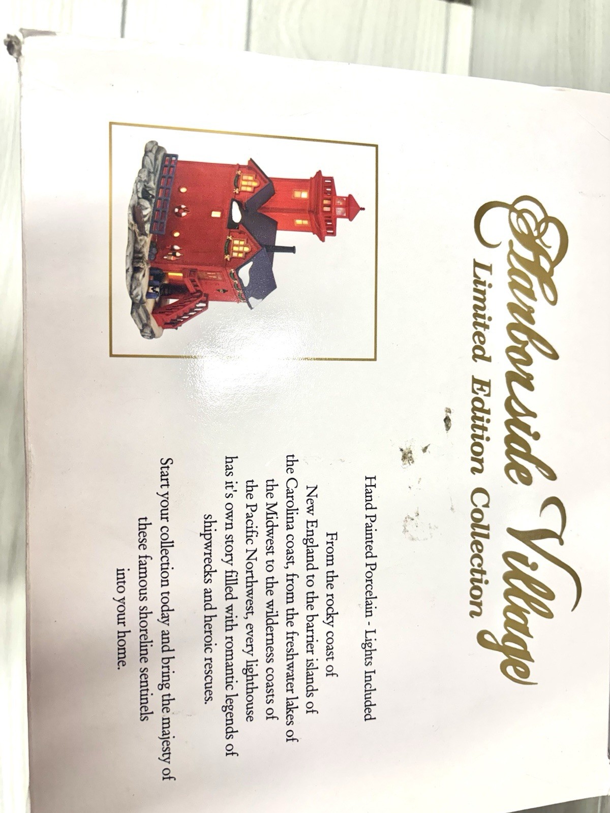 Harborside Village Collection “Holland, MI” Lighted House in Original Box