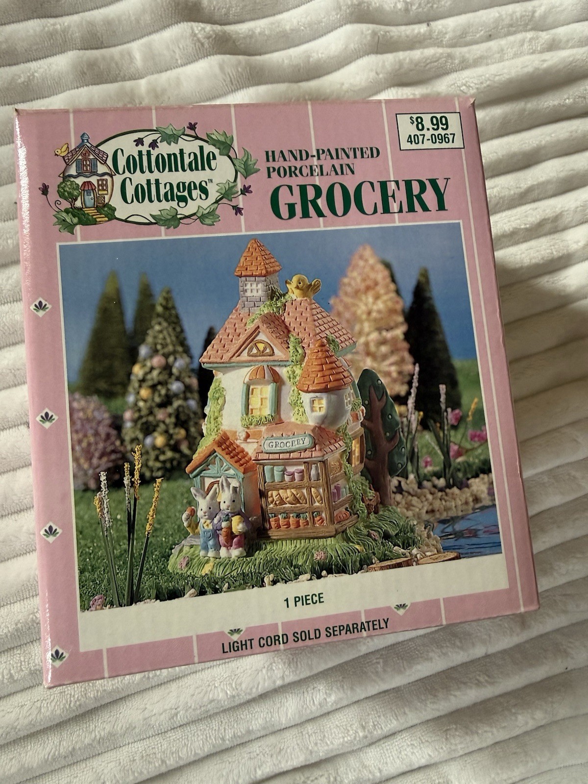 Lot Of 3 Cottontale Cottages Easter Village Houses Grocery Toy Flower Shop Lot