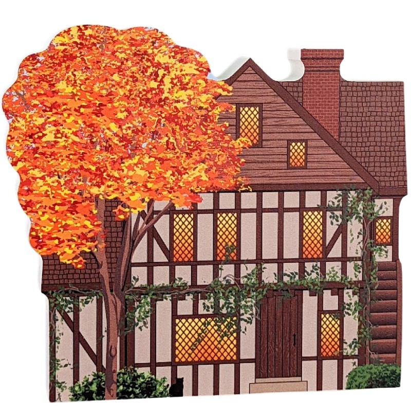 Cat’s Meow Village Halloween Sanderson Sister’s Witch House Salem MA #22-551