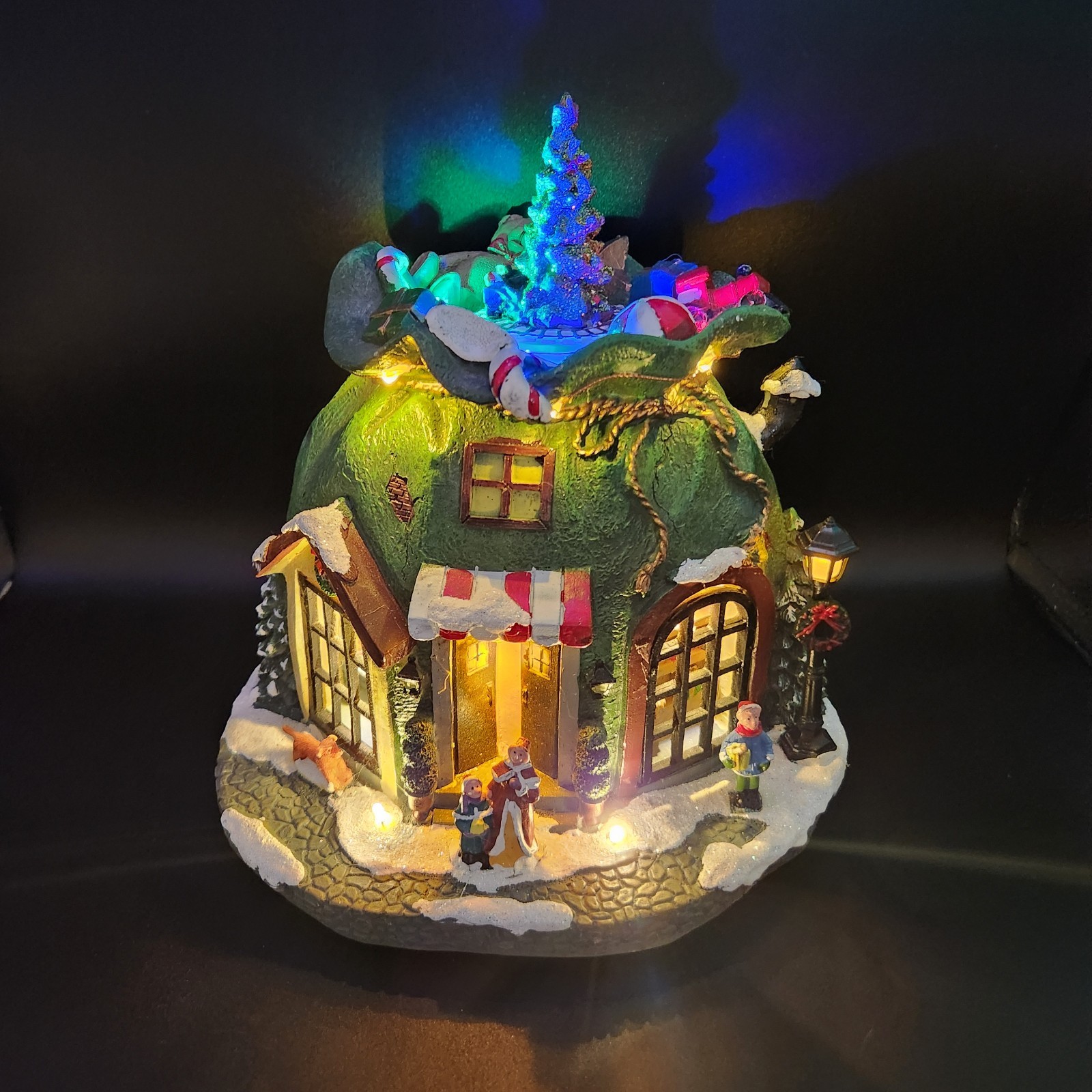 Mr. Christmas Santa Workshop Light Up Music 2001 Tested Works