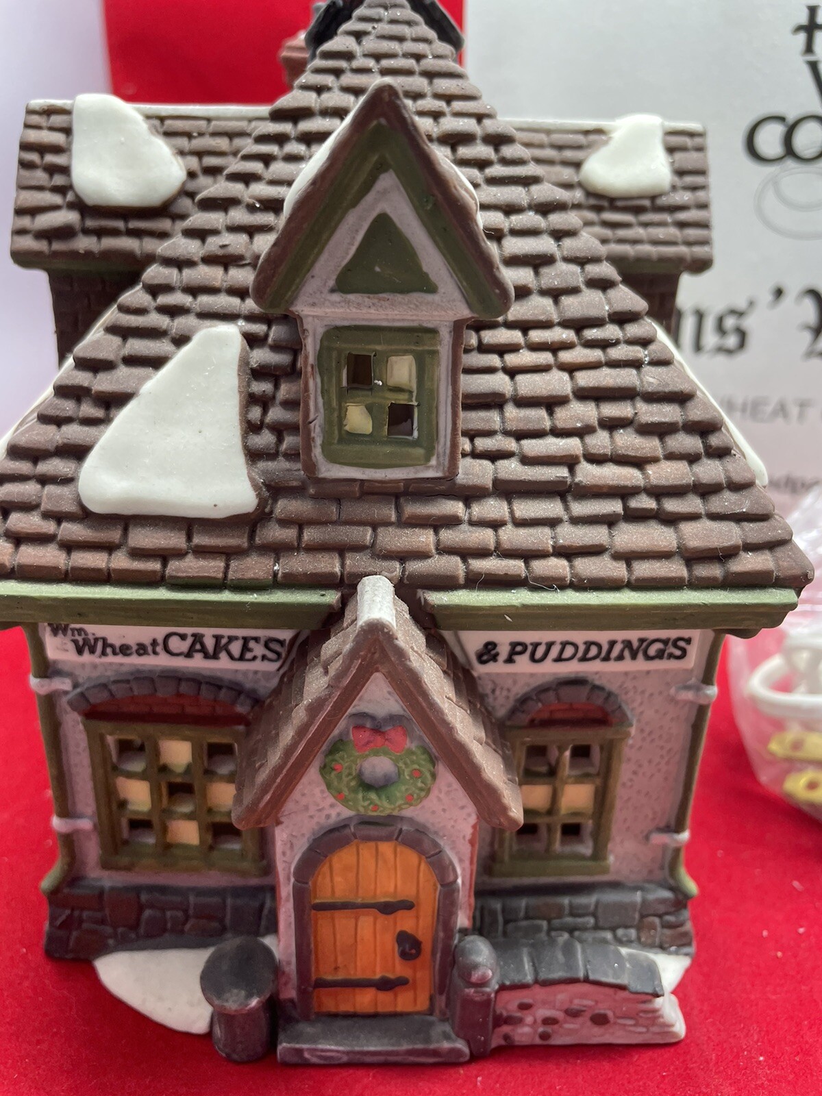 Dept 56 Dickens Village Series Wm. Wheat Cakes & Puddings 5808-4 Heritage 1993