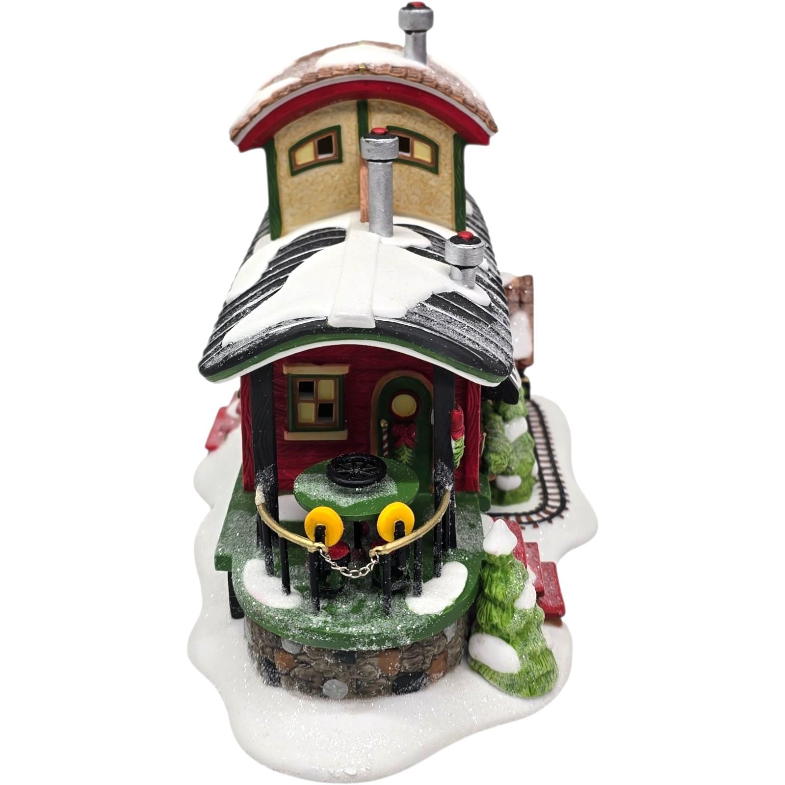 Department 56 North Pole Series #56896 Tinker’s Caboose Cafe Light-Up In Box