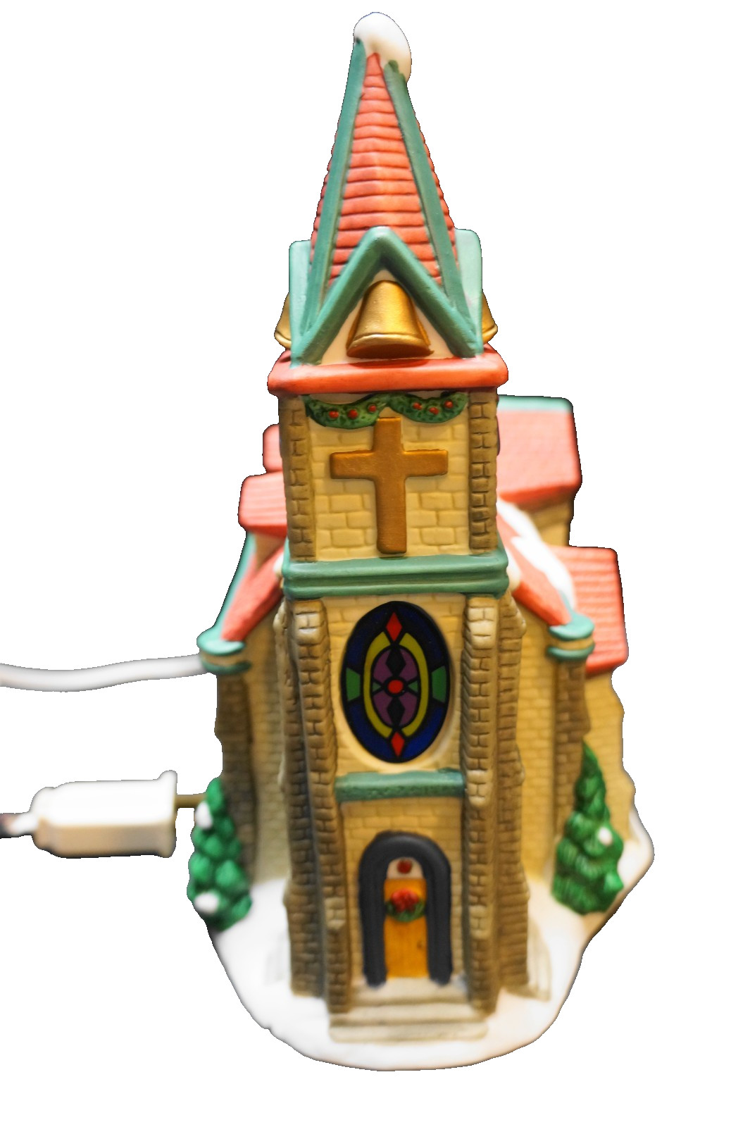 Galleria Fine Porcelain Hand Painted Church Cathedral Christmas Village