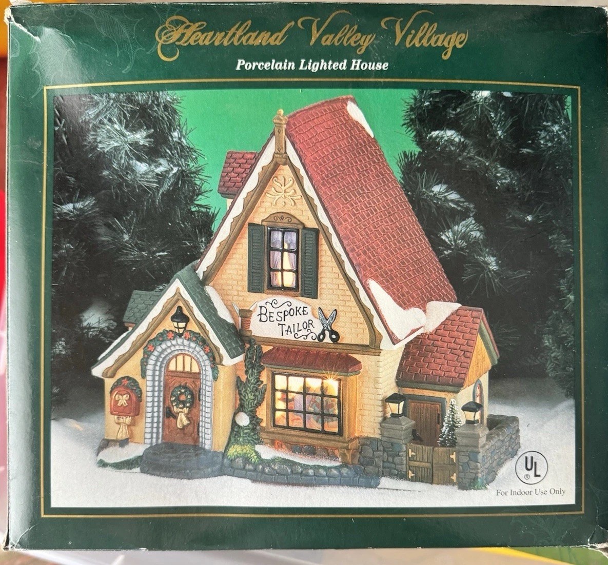 Heartland Valley Village Porcelain Lighted House Hand Painted Christmas