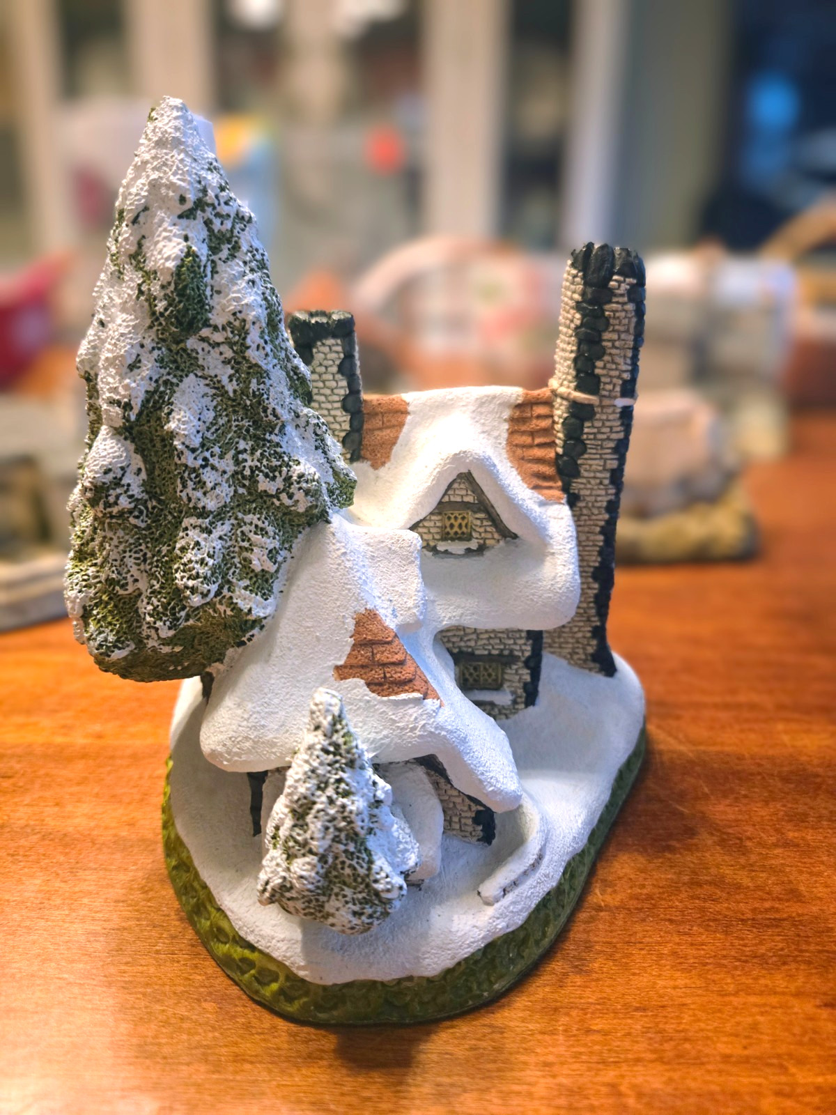 David Winter No Box Handmade Hand Painted Snow Cottage 1984 John Hine LTD