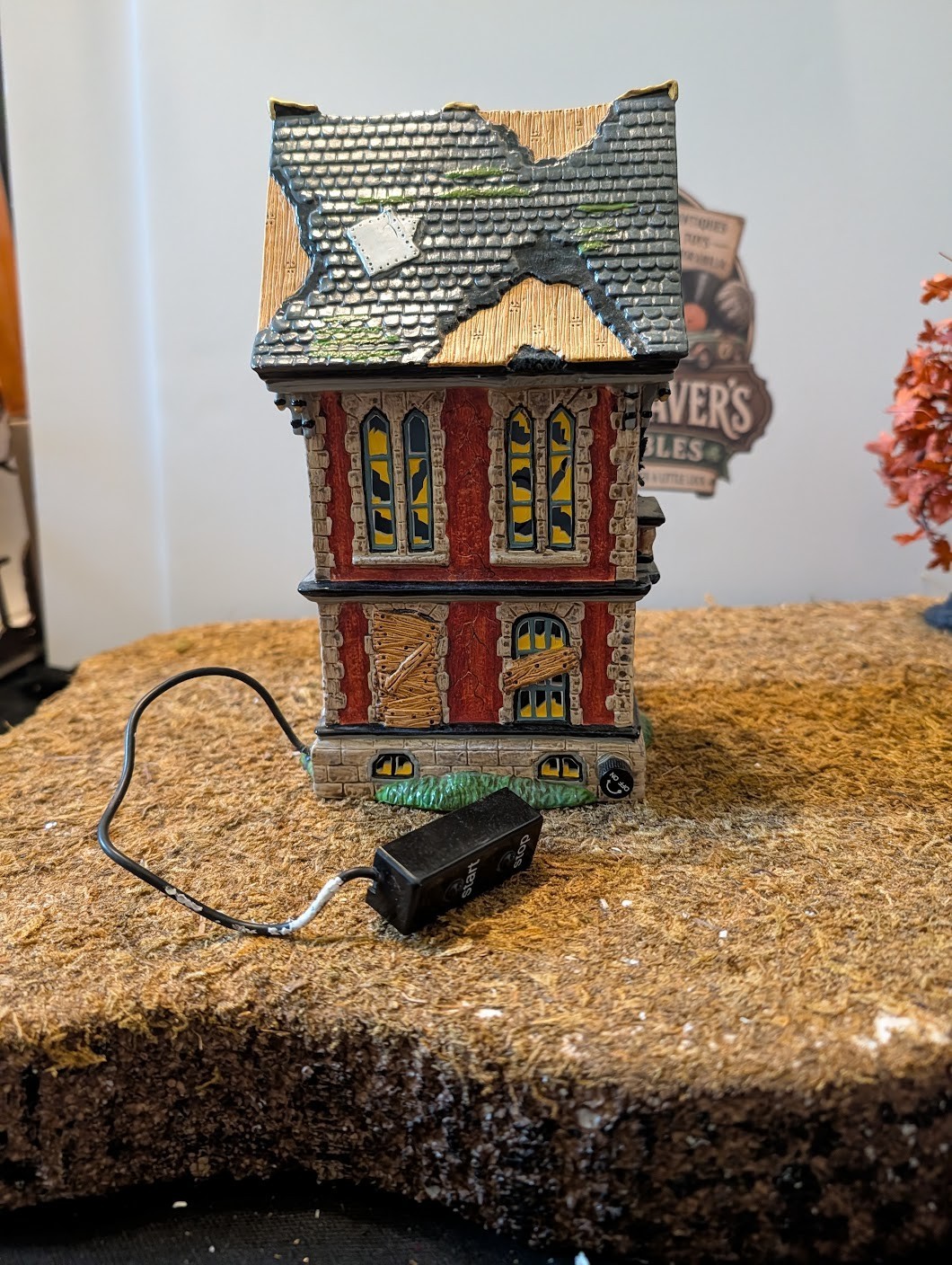 Dept 56 Halloween -Boo Mansion set of 4 from the Time to Celebrate Collection