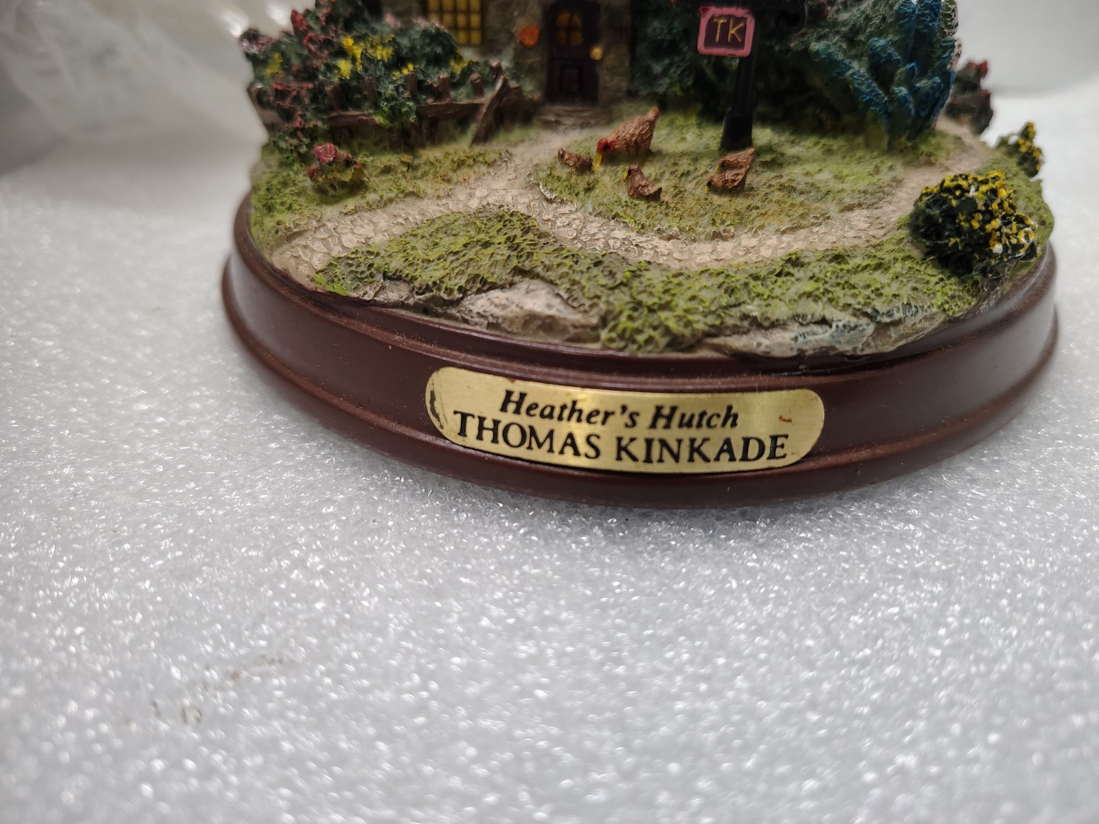 Lot 3 Thomas Kinkade Lighted Heathers Hutch Quiet Evening Stonehearth Christmas