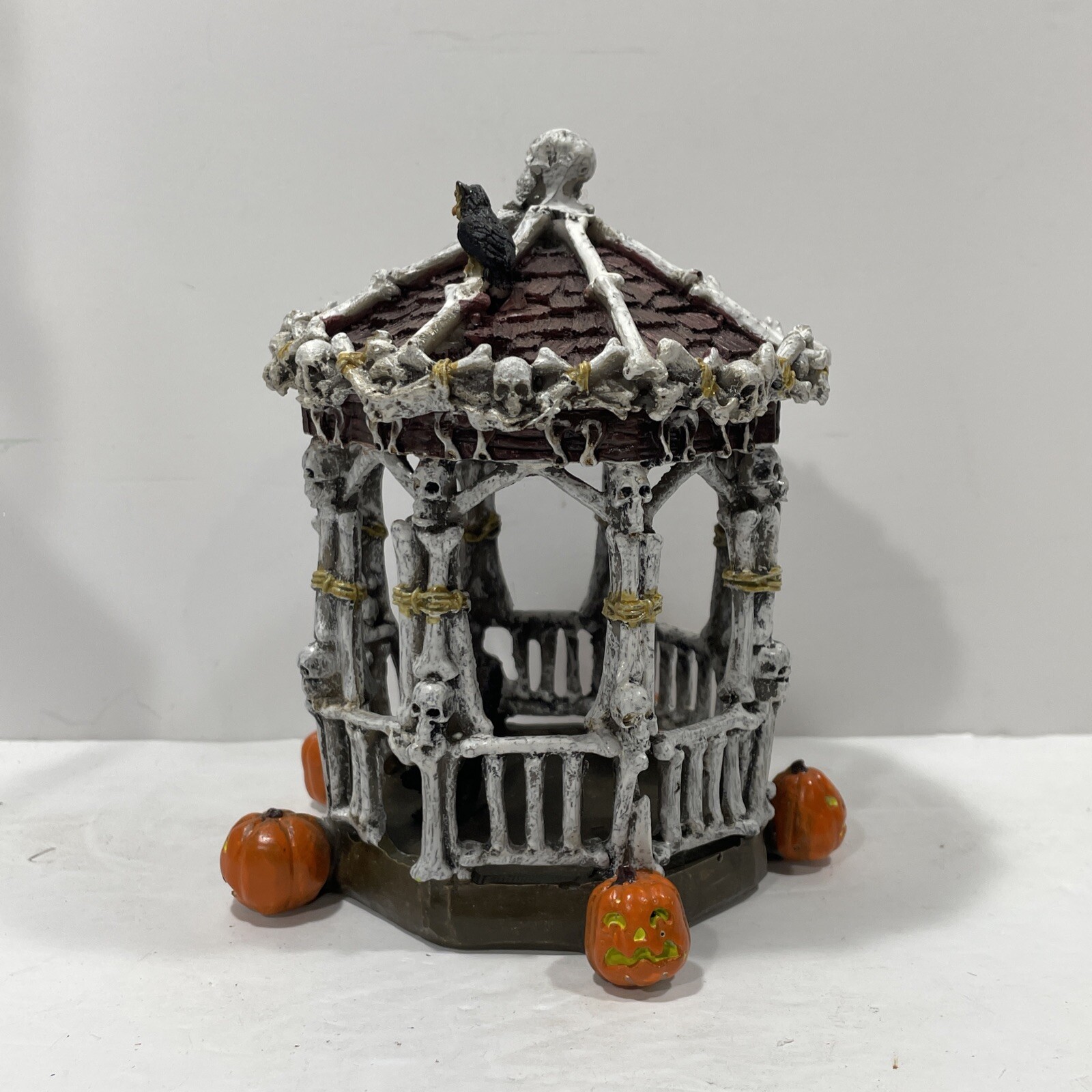 Lemax Spooky Town 2007 Skeleton Gazebo #73609 RETIRED 2019 Original Box