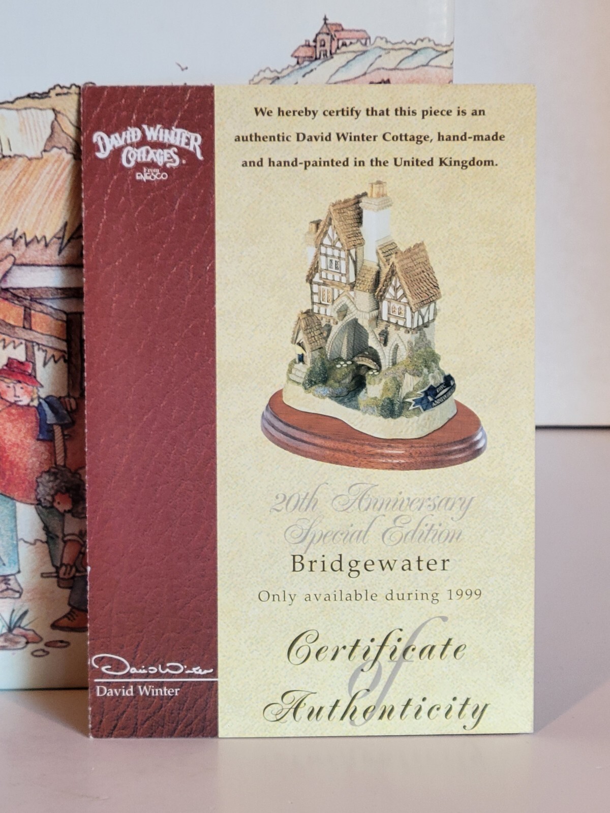 DAVID WINTER COTTAGES – 20TH ANNIVERSARY COTTAGE – D1056 – BRIDGEWATER