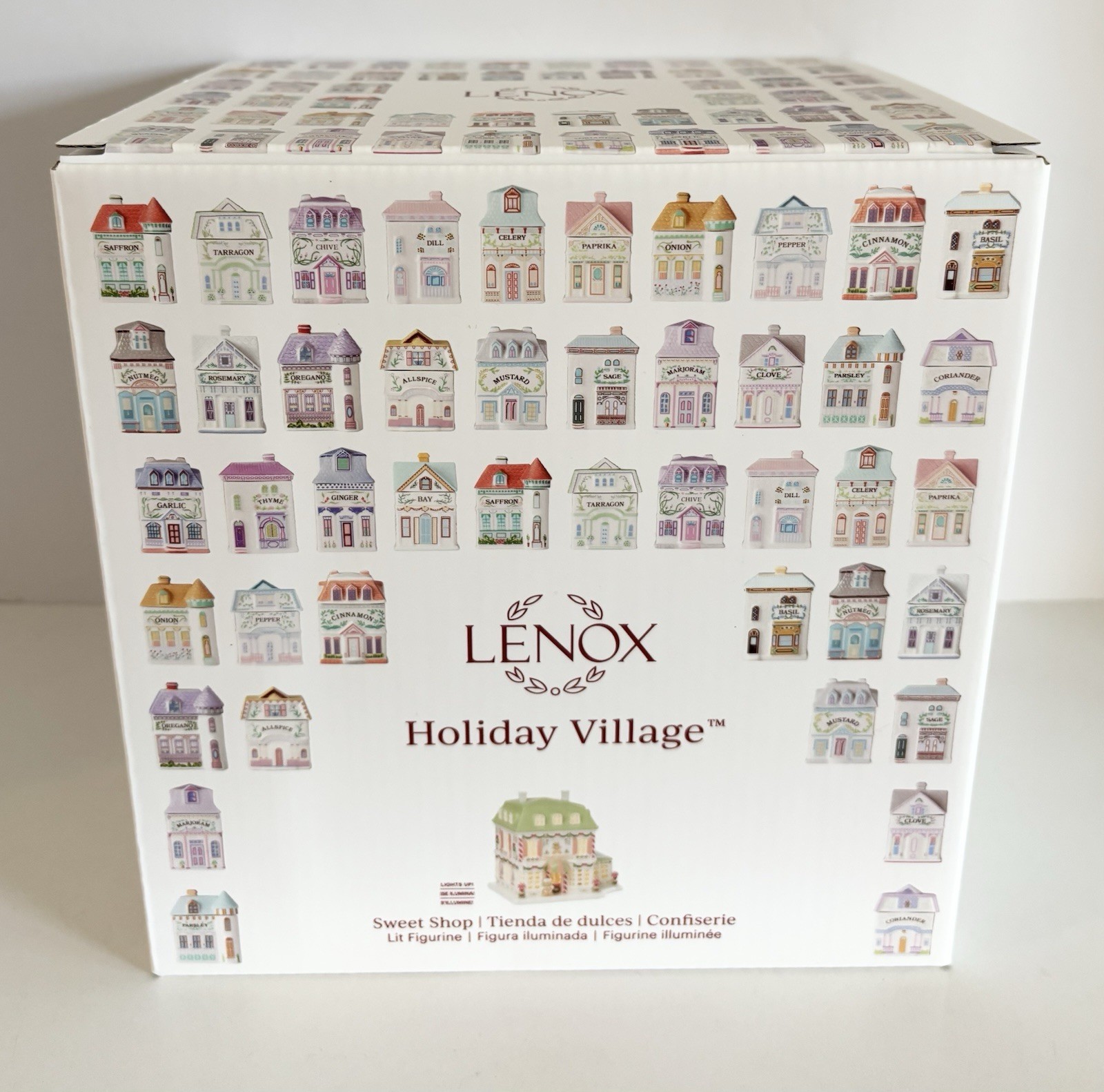2026 Lenox Spice Village Christmas Lit Sweet Shop Figurine Holiday Village – NEW