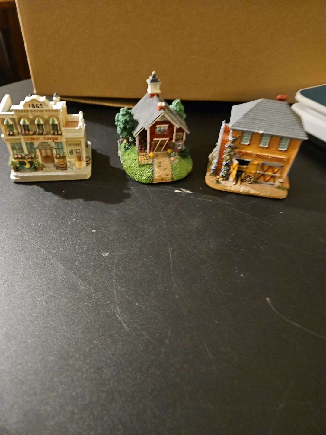 Vintage International Resourcing Services Liberty Falls City Figurines Set of 3