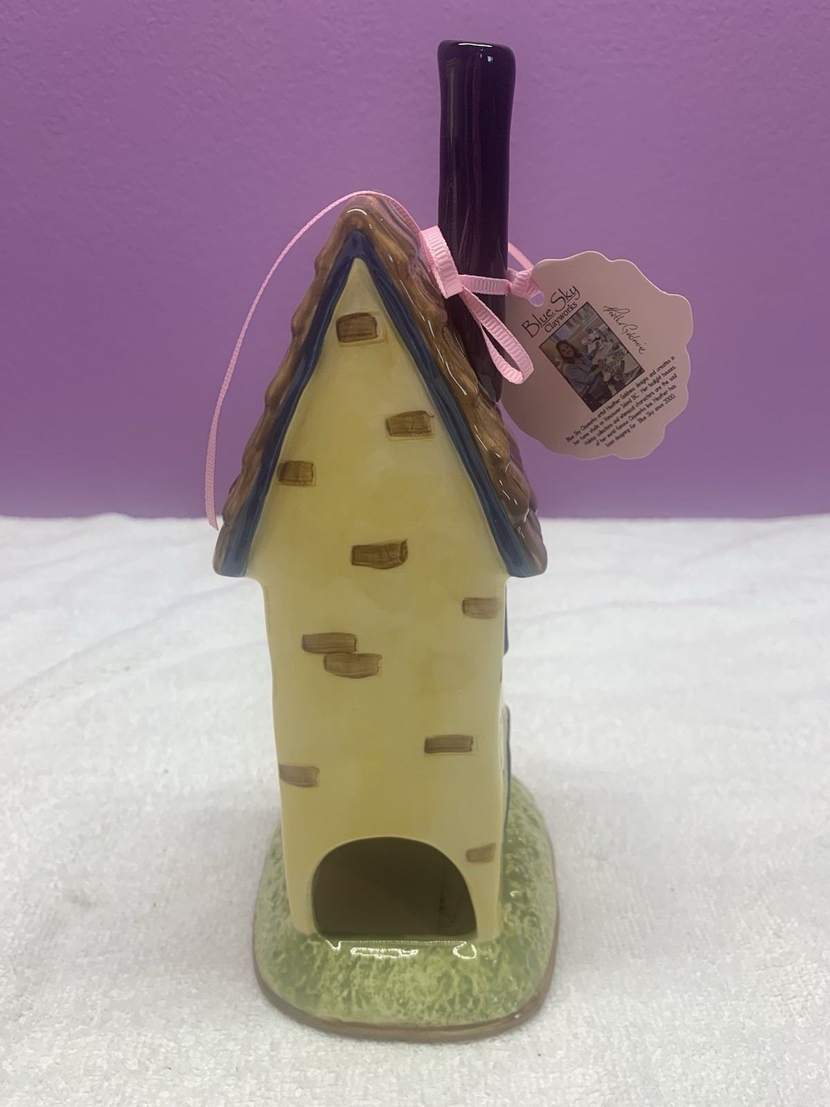 Blue Sky Clayworks Spring Song Candle House Blue Sky Clayworks Village NWT