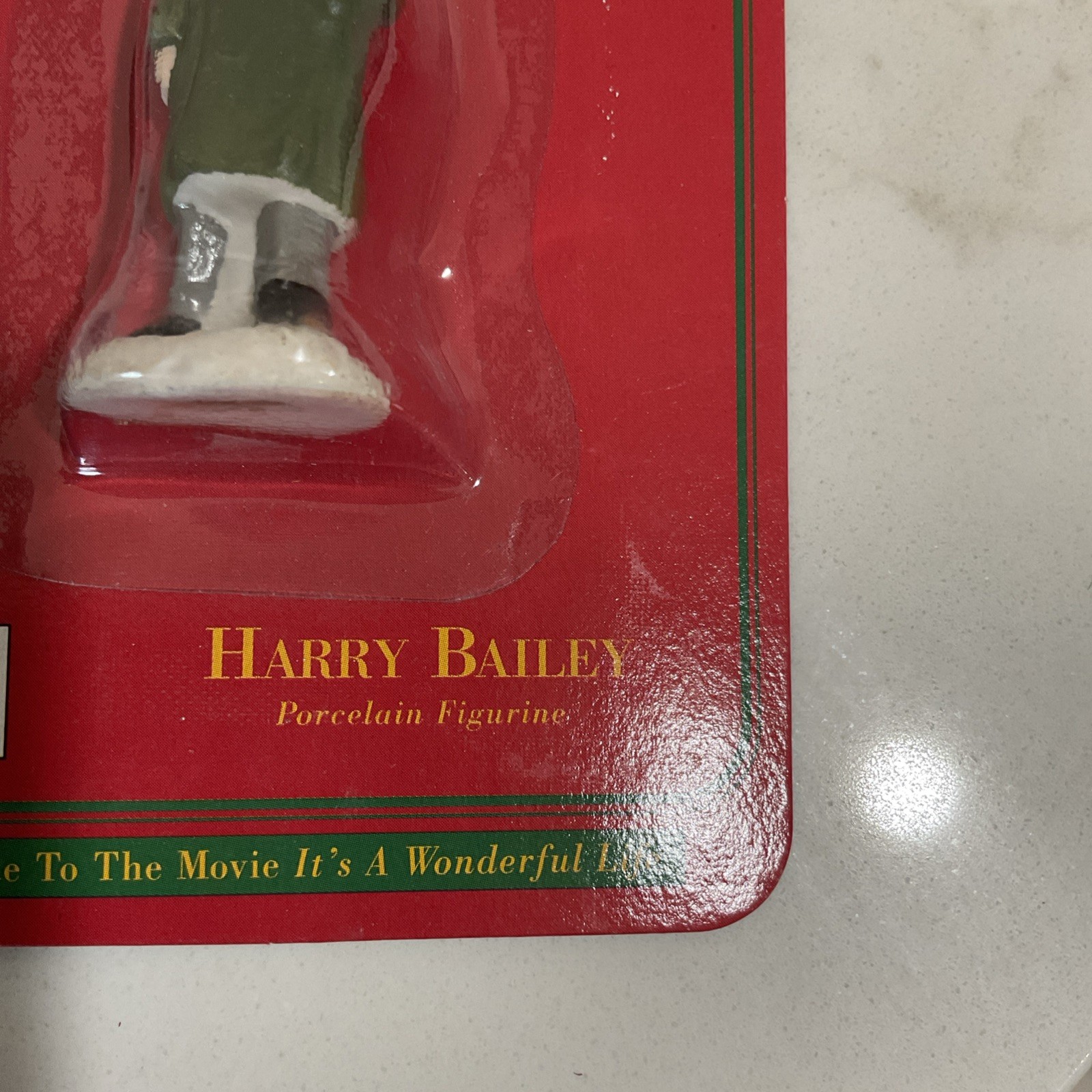 1995 It’s A Wonderful Life Harry Bailey Porcelain Figurine New Sealed