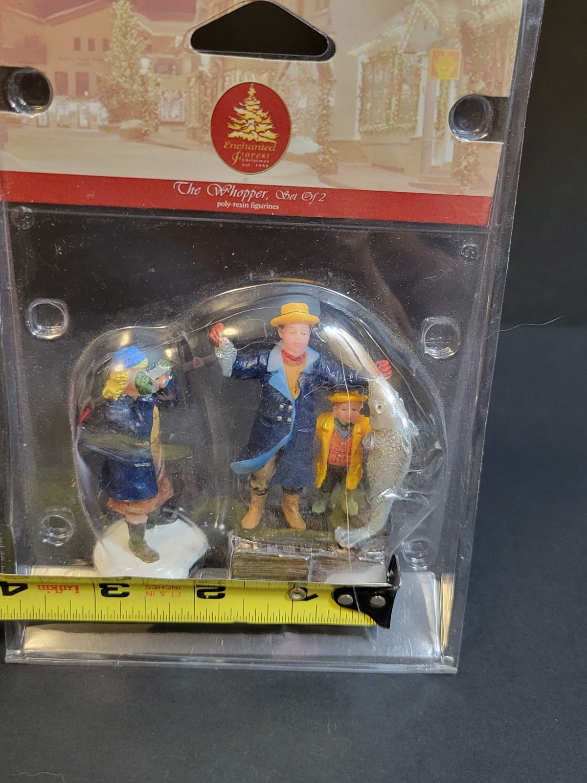 Lemax Christmas Village Town Village The Whopper 42888 Fishing Big Fish Photo