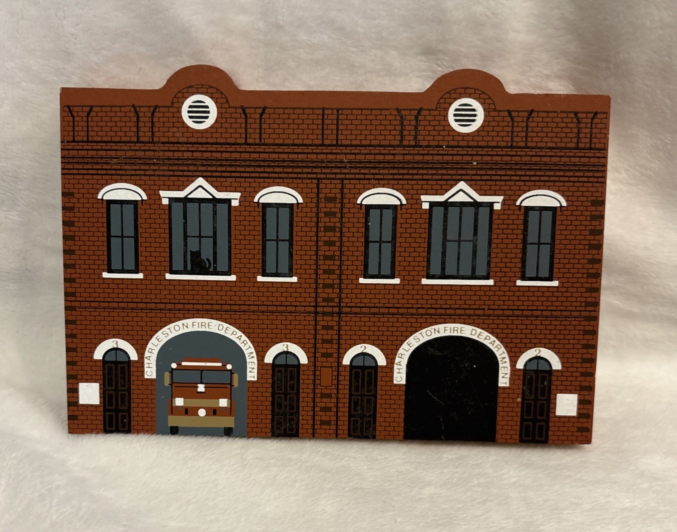 Cat’s Meow Charleston Fire Department Signed Vintage 1992 Numbered #8/500